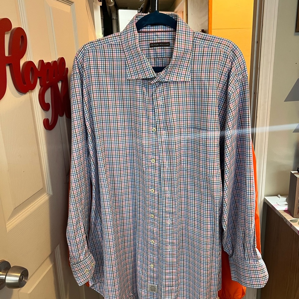 Peter Millar- long sleeve shirt- size xxl